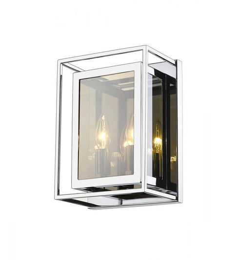 Z-Lite Infinity 2 Light Wall Sconce in Chrome Finish Model: 802-2S-CH