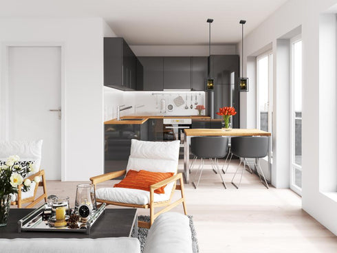 Z-Lite Infinity 3 Light Pendant in Misty Charcoal Finish Model: 802MP-MC