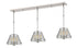 Z-Lite Iuka 9 Light Linear Chandelier in Brushed Nickel Finish Model: 451-16-3BN