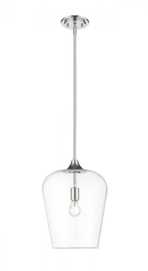 Z-Lite Joliet 1 Light Pendant in Brushed Nickel Finish Model: 473P12-BN