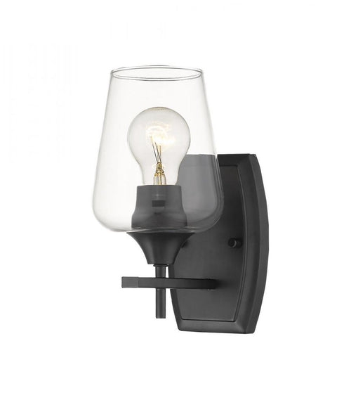 Z-Lite Joliet 1 Light Wall Sconce in Brushed Nickel Finish Model: 473-1S-BN