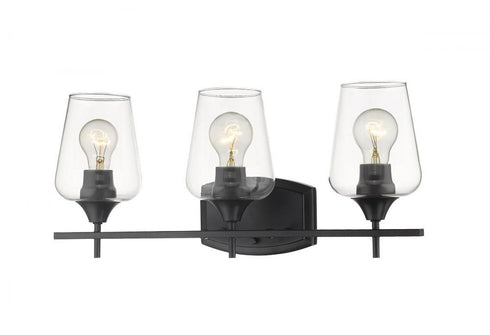 Z-Lite Joliet 3 Light Vanity in Brushed Nickel Finish Model: 473-3V-BN