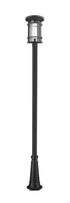 Z-Lite Jordan 1 Light Outdoor Post Mounted Fixture in Black Finish Model: 570PHXL-519P-BK