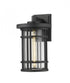 Z-Lite Jordan 1 Light Outdoor Wall Light in Black Finish Model: 570B-BK