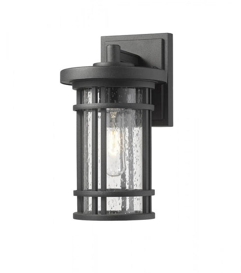Z-Lite Jordan 1 Light Outdoor Wall Light in Black Finish Model: 570S-BK