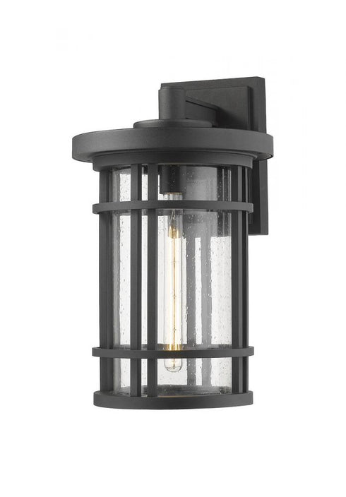 Z-Lite Jordan 1 Light Outdoor Wall Light in Black Finish Model: 570XL-BK