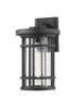 Z-Lite Jordan 1 Light Outdoor Wall Light in Black Finish Model: 570XL-BK