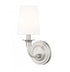 Z-Lite Katerina 1 Light Wall Sconce in Brushed Nickel Finish Model: 1950-1S-BN