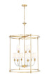Z-Lite Katerina 9 Light Chandelier in Brushed Nickel Finish Model: 1950-9C-BN