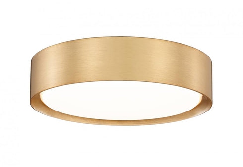 Z-Lite Kawan 1 Light Flush Mount in Brushed Nickel Finish Model: 1014F12-BN-LED