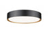 Z-Lite Kawan 1 Light Flush Mount in Brushed Nickel Finish Model: 1014F16-BN-LED