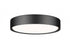 Z-Lite Kawan 1 Light Flush Mount in Brushed Nickel Finish Model: 1014F16-BN-LED
