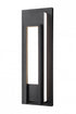 Z-Lite Keaton 1 Light Outdoor Wall Light in Black Finish Model: 520B-BK-LED