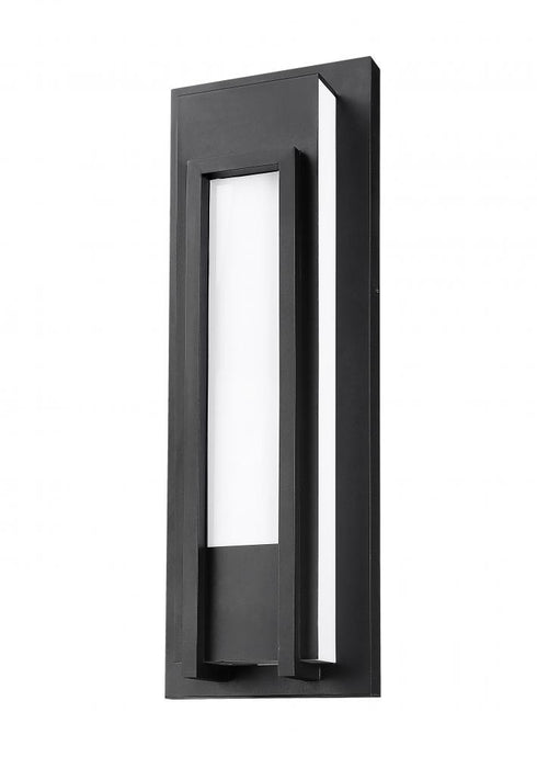 Z-Lite Keaton 1 Light Outdoor Wall Light in Black Finish Model: 520B-BK-LED