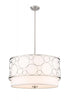 Z-Lite Kendall 4 Light Chandelier in Brushed Nickel Finish Model: 197-24BN