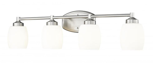 Z-Lite Kendrick 4 Light Vanity in Brushed Nickel Finish Model: 745-4V-BN