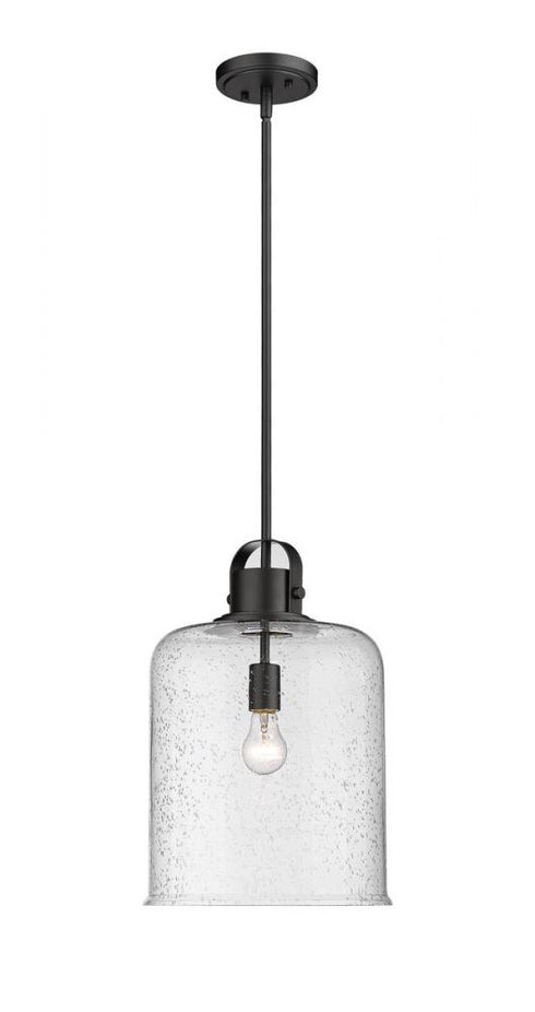 Z-Lite Kinsley 1 Light Pendant in Brushed Nickel Finish Model: 340P12-BN