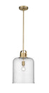 Z-Lite Kinsley 1 Light Pendant in Brushed Nickel Finish Model: 340P12-BN