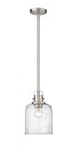 Z-Lite Kinsley 1 Light Pendant in Brushed Nickel Finish Model: 340P8-BN