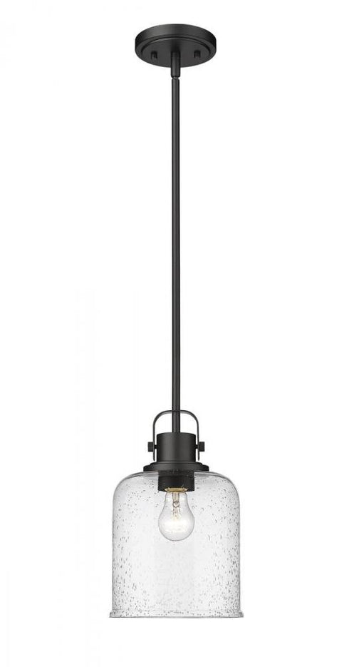 Z-Lite Kinsley 1 Light Pendant in Brushed Nickel Finish Model: 340P8-BN