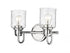 Z-Lite Kinsley 2 Light Vanity in Brushed Nickel Finish Model: 340-2V-BN