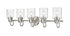 Z-Lite Kinsley 5 Light Vanity in Brushed Nickel Finish Model: 340-5V-BN