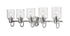 Z-Lite Kinsley 5 Light Vanity in Brushed Nickel Finish Model: 340-5V-BN
