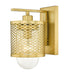 Z-Lite Kipton 1 Light Wall Sconce in Matte Black Finish Model: 3037-1S-MB