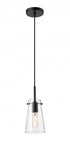 Z-Lite Kira 1 Light Pendant in Brushed Nickel Finish Model: 7508MP-BN