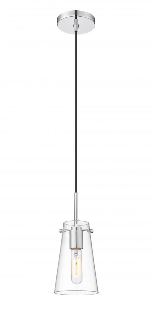 Z-Lite Kira 1 Light Pendant in Brushed Nickel Finish Model: 7508MP-BN