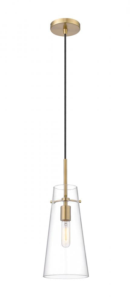 Z-Lite Kira 1 Light Pendant in Brushed Nickel Finish Model: 7508P-BN