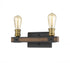 Z-Lite Kirkland 2 Light Vanity in Ashen Barnboard Finish Model: 472-2V-ABB