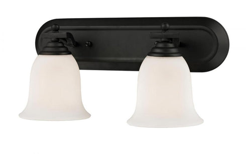 Z-Lite Lagoon 2 Light Vanity in Matte Black Finish Model: 703-2V-MB