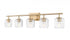 Z-Lite Landon 5 Light Vanity in Brushed Nickel Finish Model: 7515-5V-BN