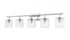 Z-Lite Landon 5 Light Vanity in Brushed Nickel Finish Model: 7515-5V-BN