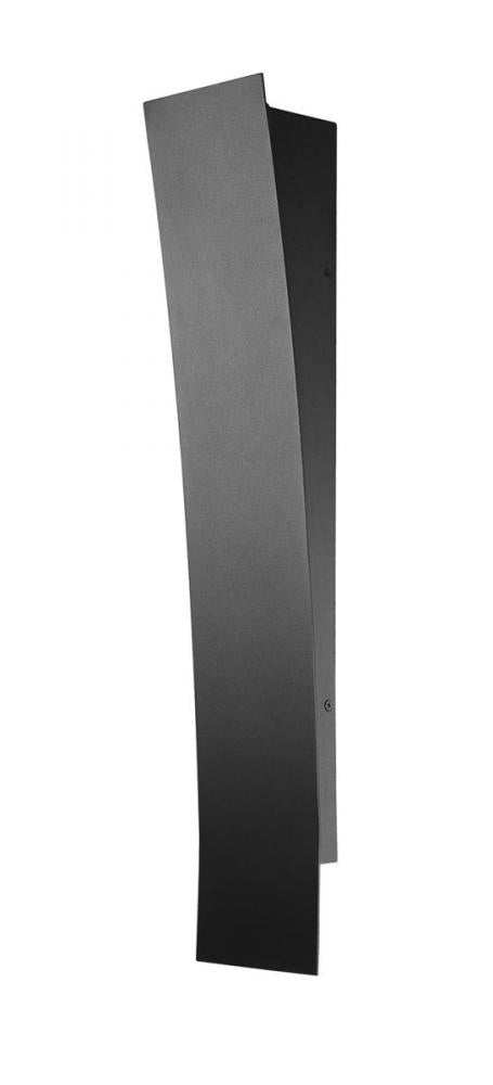 Z-Lite Landrum 1 Light Outdoor Wall Light in Black Finish Model: 581B-BK-LED
