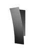 Z-Lite Landrum 1 Light Outdoor Wall Light in Black Finish Model: 581S-BK-LED