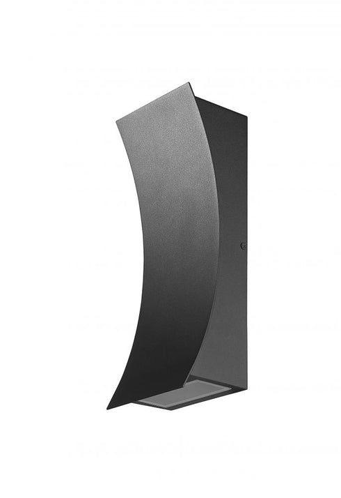 Z-Lite Landrum 2 Light Outdoor Wall Light in Black Finish Model: 582S-BK-LED