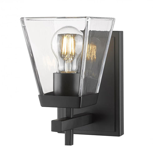 Z-Lite Lauren 1 Light Wall Sconce in Brushed Nickel Finish Model: 819-1S-BN