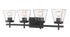 Z-Lite Lauren 4 Light Vanity in Brushed Nickel Finish Model: 819-4V-BN