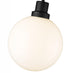 Z-Lite Laurent 1 Light Outdoor Pendant in Black Finish Model: 597P12-BK