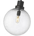 Z-Lite Laurent 1 Light Outdoor Pendant in Black Finish Model: 599P12-BK