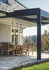 Z-Lite Laurent 1 Light Outdoor Pendant in Black Finish Model: 599P8-BK