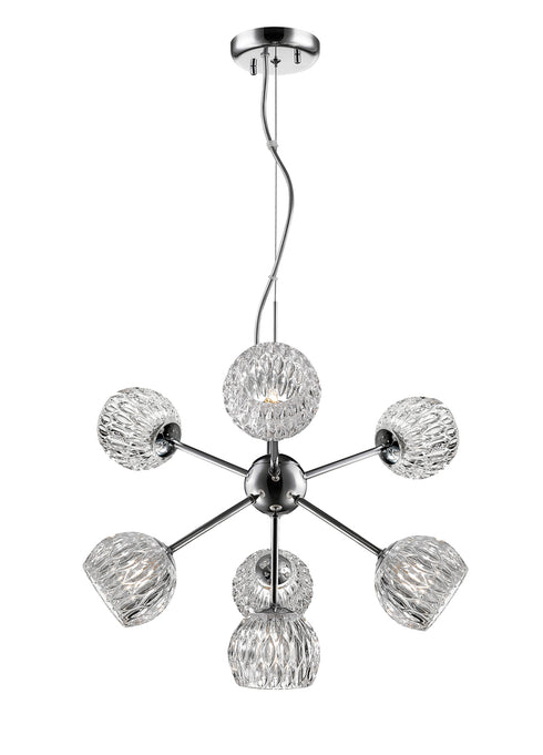Z-Lite Laurentian 7 Light Chandelier in Chrome Finish Model: 909-7