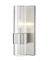 Z-Lite Lawson 1 Light Wall Sconce in Brushed Nickel Finish Model: 343-1S-BN