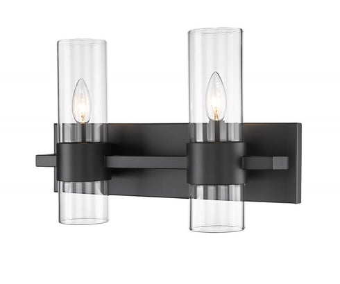 Z-Lite Lawson 2 Light Vanity in Brushed Nickel Finish Model: 343-2V-BN