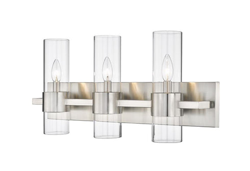 Z-Lite Lawson 3 Light Vanity in Brushed Nickel Finish Model: 343-3V-BN