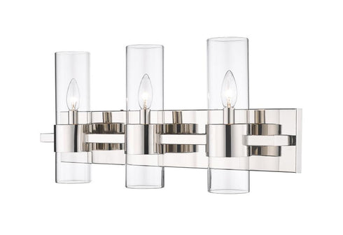 Z-Lite Lawson 3 Light Vanity in Brushed Nickel Finish Model: 343-3V-BN