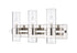 Z-Lite Lawson 3 Light Vanity in Brushed Nickel Finish Model: 343-3V-BN