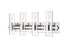 Z-Lite Lawson 4 Light Vanity in Brushed Nickel Finish Model: 343-4V-BN
